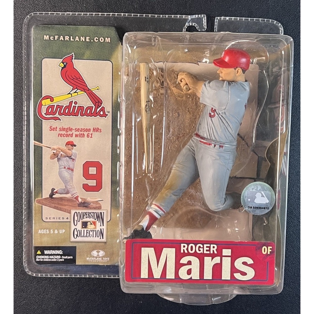 Roger Maris VARIANT Cooperstown Collection Series 4 McFarlane Cardinals J1